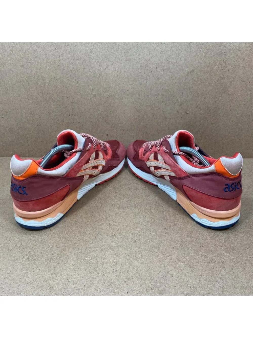 Asics Gel-Lyte V Ronnie Fieg Volcano Burgundy Red Pink Sneakers Mens Size 11
